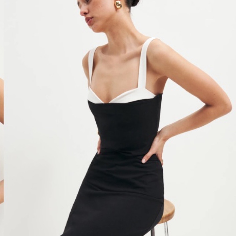 REFORMATION NELLE KNIT DRESS - Picture 4 of 7